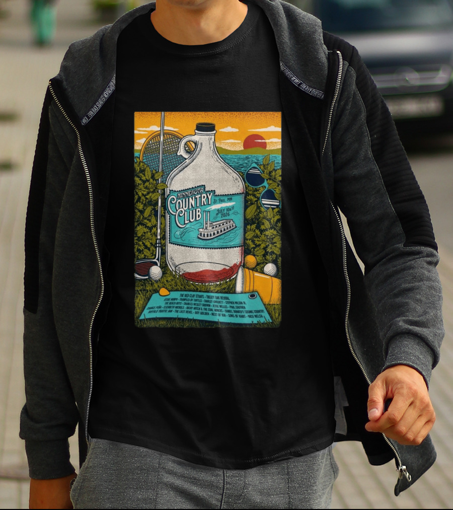 Minnesota Country Club Festival July 10 11 2026 Harriet Island Regional Park St. Paul MN T-Shirt