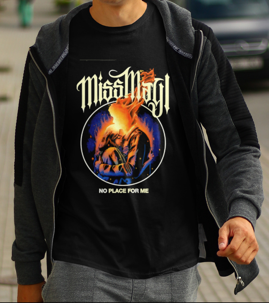 Miss May I No Place For Me Metalcore Band Fiery Circle T-Shirt