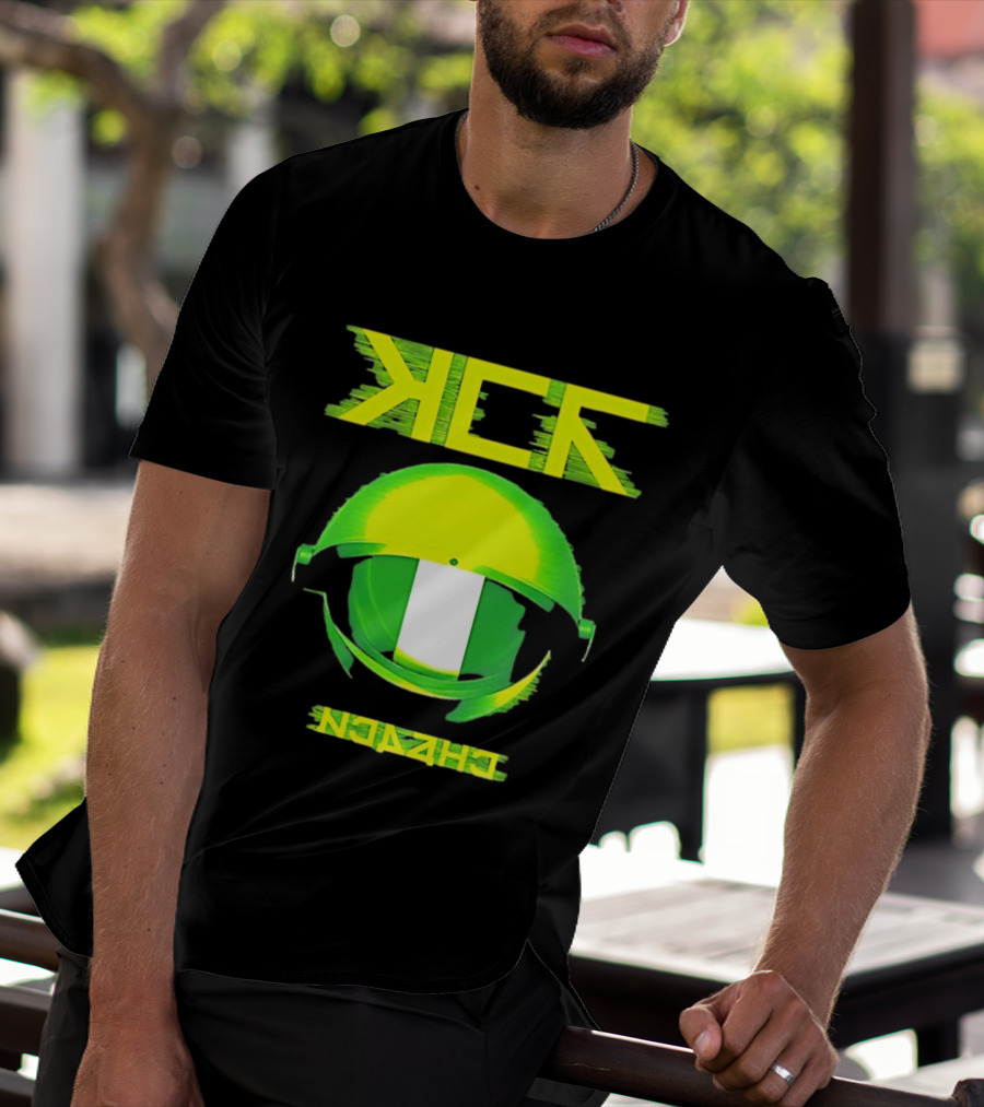 Nigeria Kick Astronaut Helmet Space Nigerian Flag T-Shirt