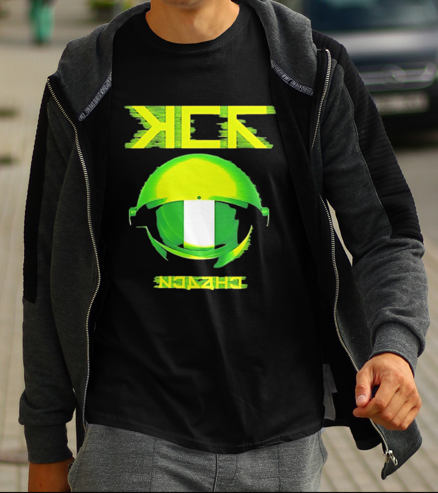 Nigeria Kick Astronaut Helmet Space Nigerian Flag T-Shirt