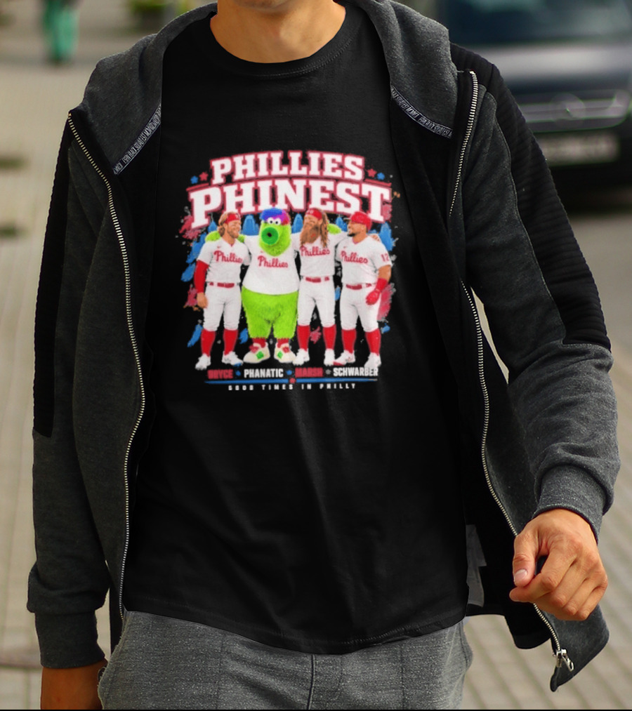 Bryce Harper The Phanatic Brandon Marsh Kyle Schwarber Phillies Phinest T-Shirt