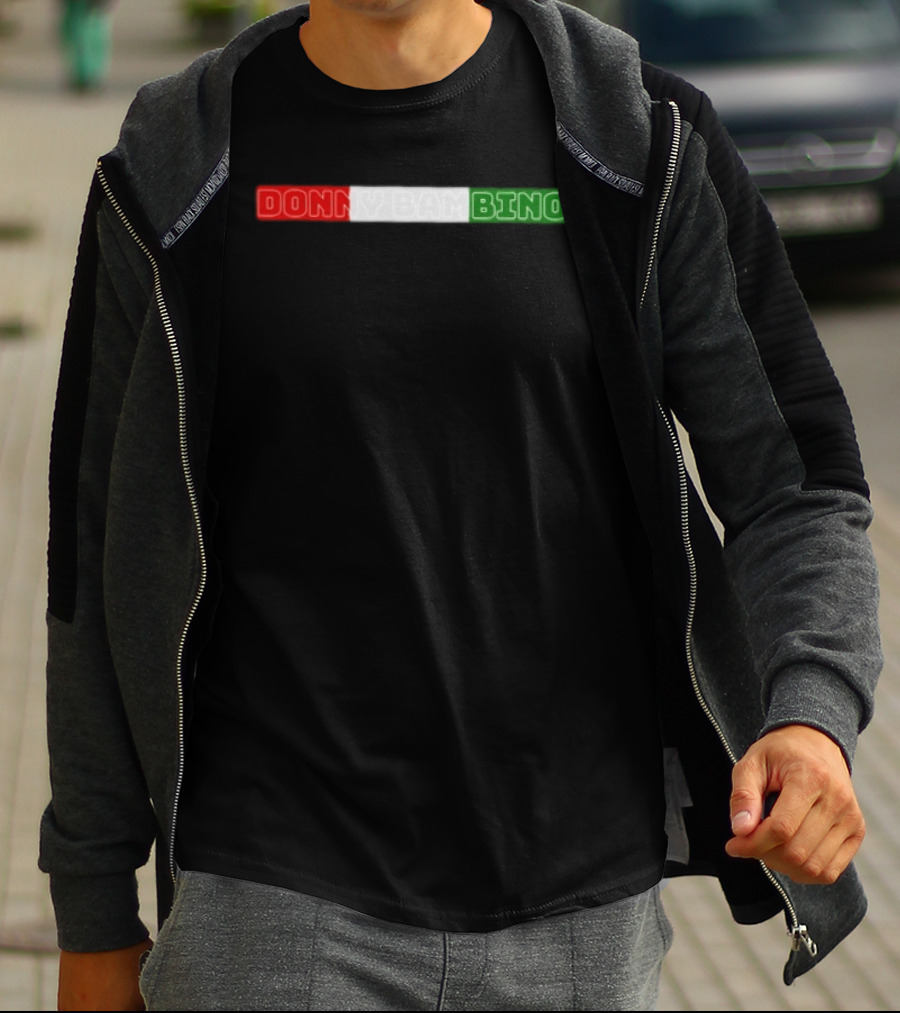 Donny Bambino Italian Flag T-Shirt