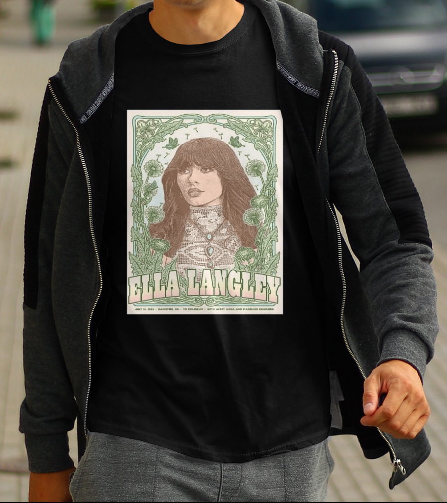Ella Langley July 16 2026 Hamilton TD Coliseum With Avery Anna Madeline Edwards T-Shirt