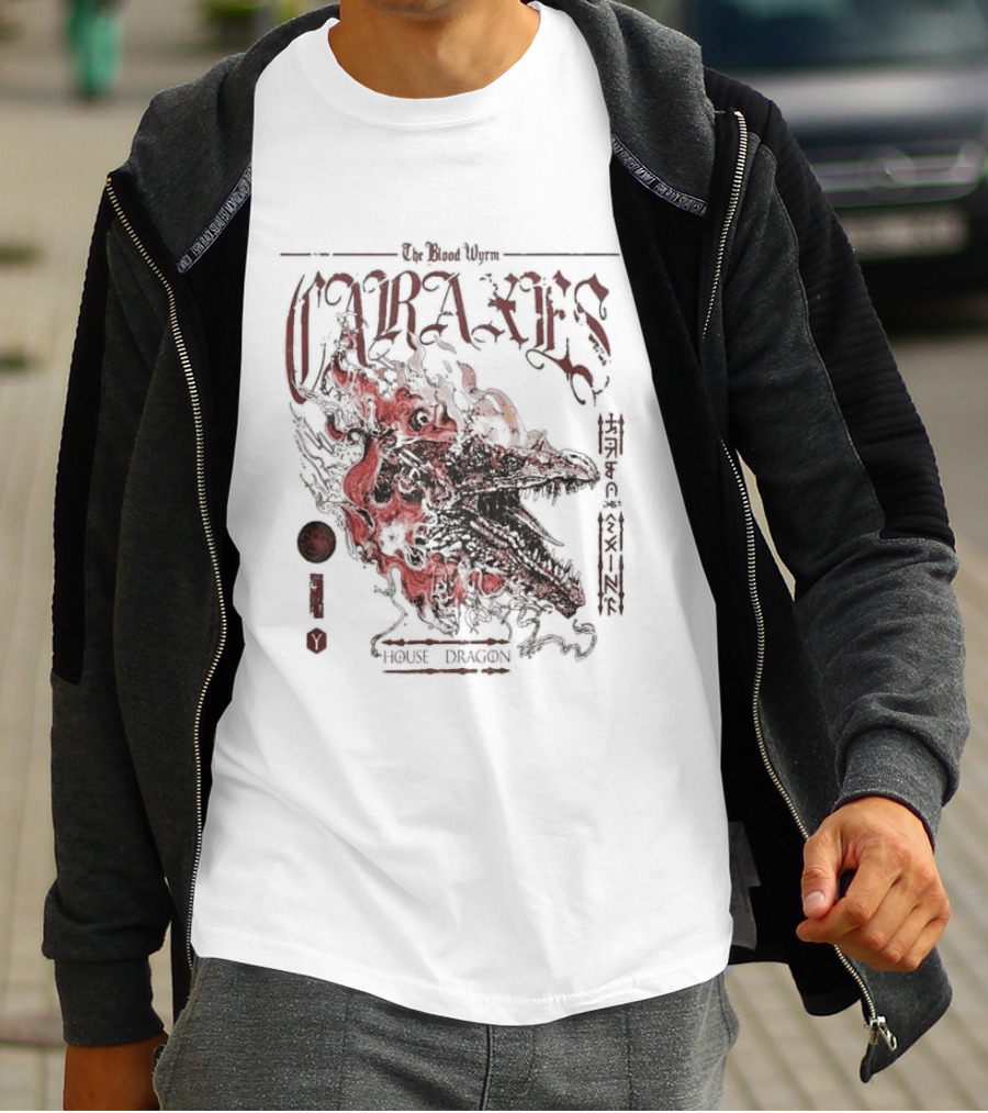 Caraxes House Of The Dragon The Blood Wyrm Fantasy Beast T-Shirt