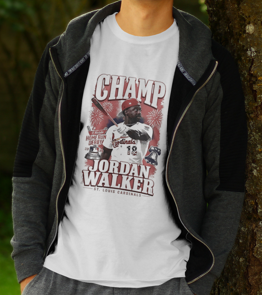 Jordan Walker St Louis Cardinals Mobile Home Run Derby Champ 2026 T-Shirt