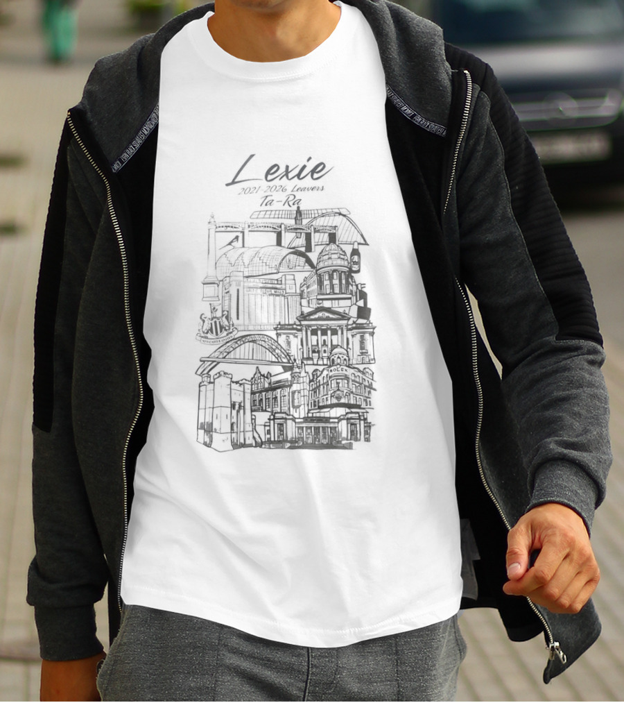 Lexie 2021 2026 Ta Ra Newcastle Upon Tyne City Landmarks T-Shirt