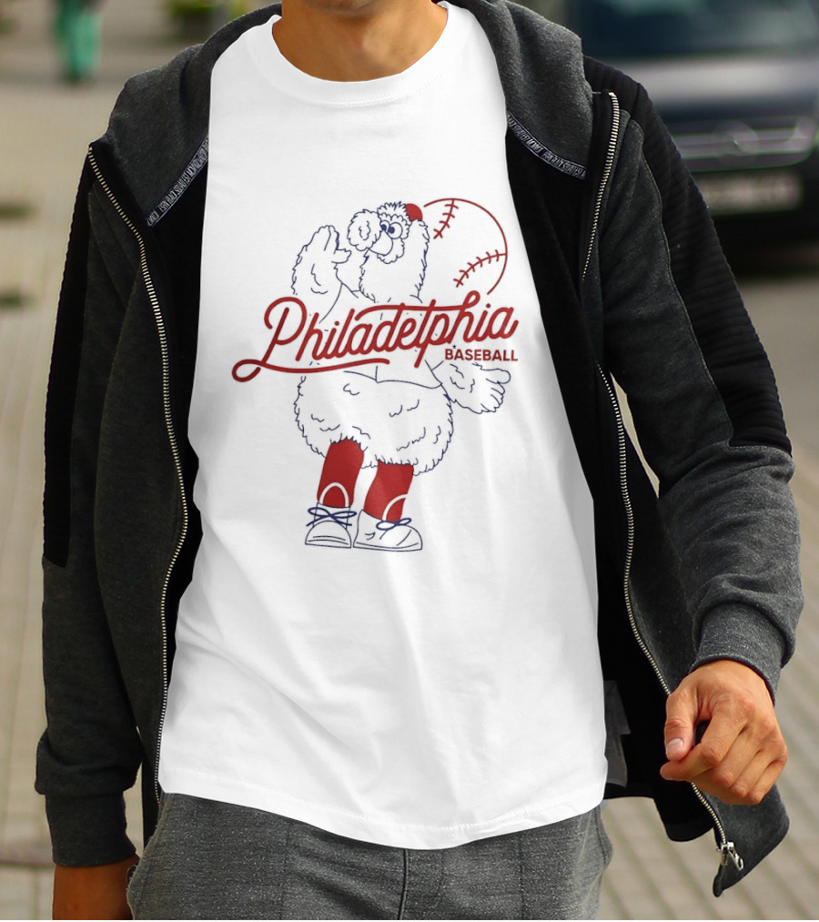 Philadelphia Phillies Phillie Phanatic Baseball T-Shirt