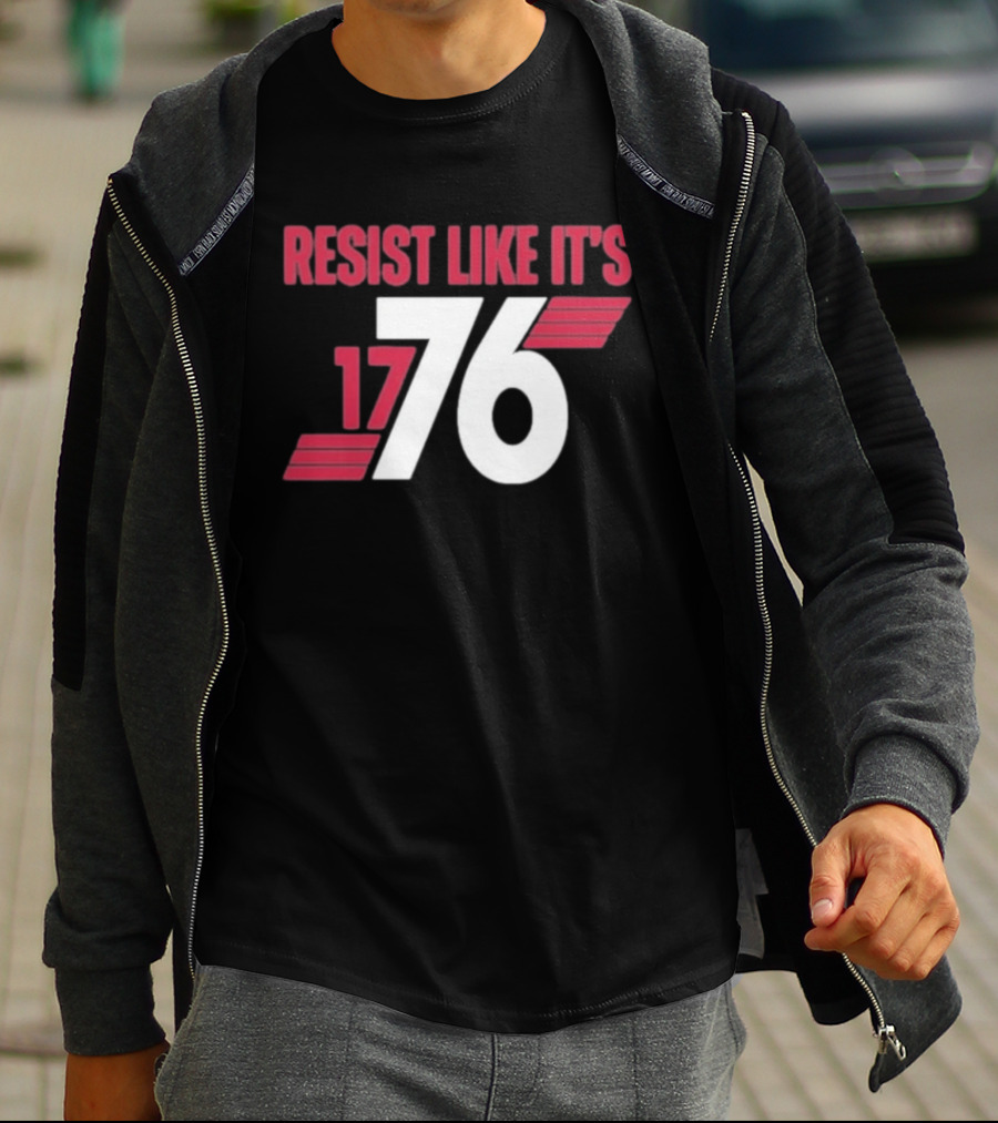 Resist Like It's 1776 Bold Vintage Red And White T-Shirt
