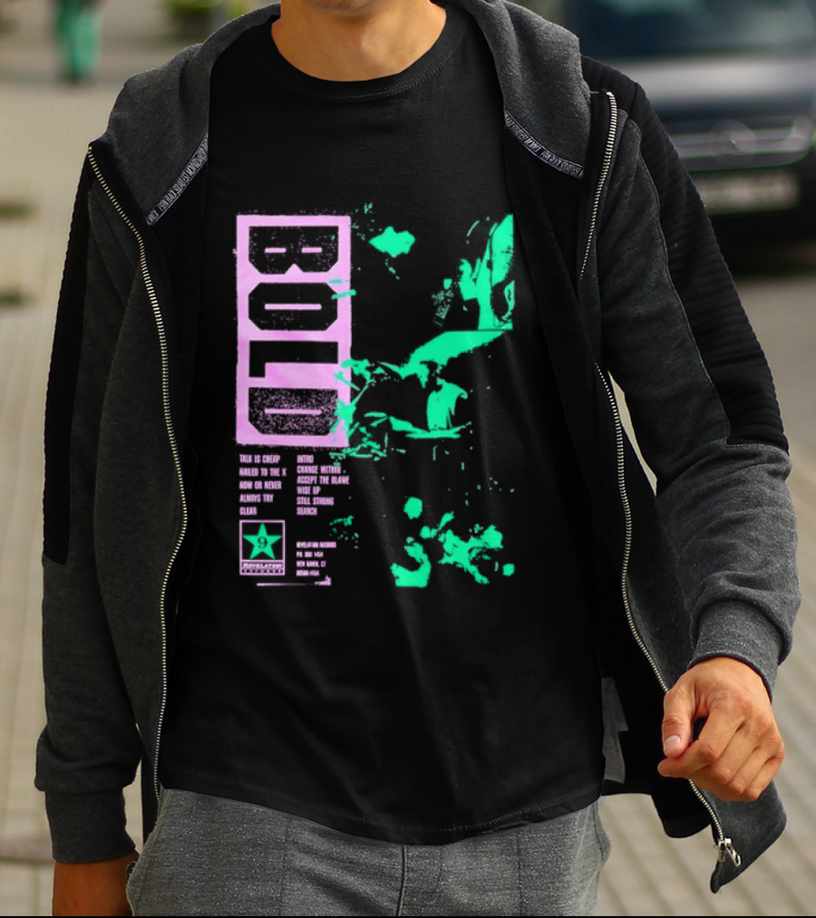 Revelation Records Talk Is Cheap Nailed To The X Positive Scene Unity Hardcore Punk T-Shirt