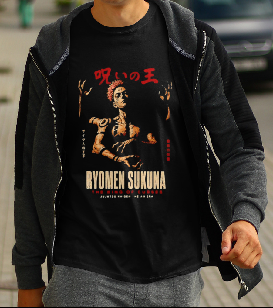 Ryomen Sukuna The King Of Curses Jujutsu Kaisen Cursed Heian Era T-Shirt