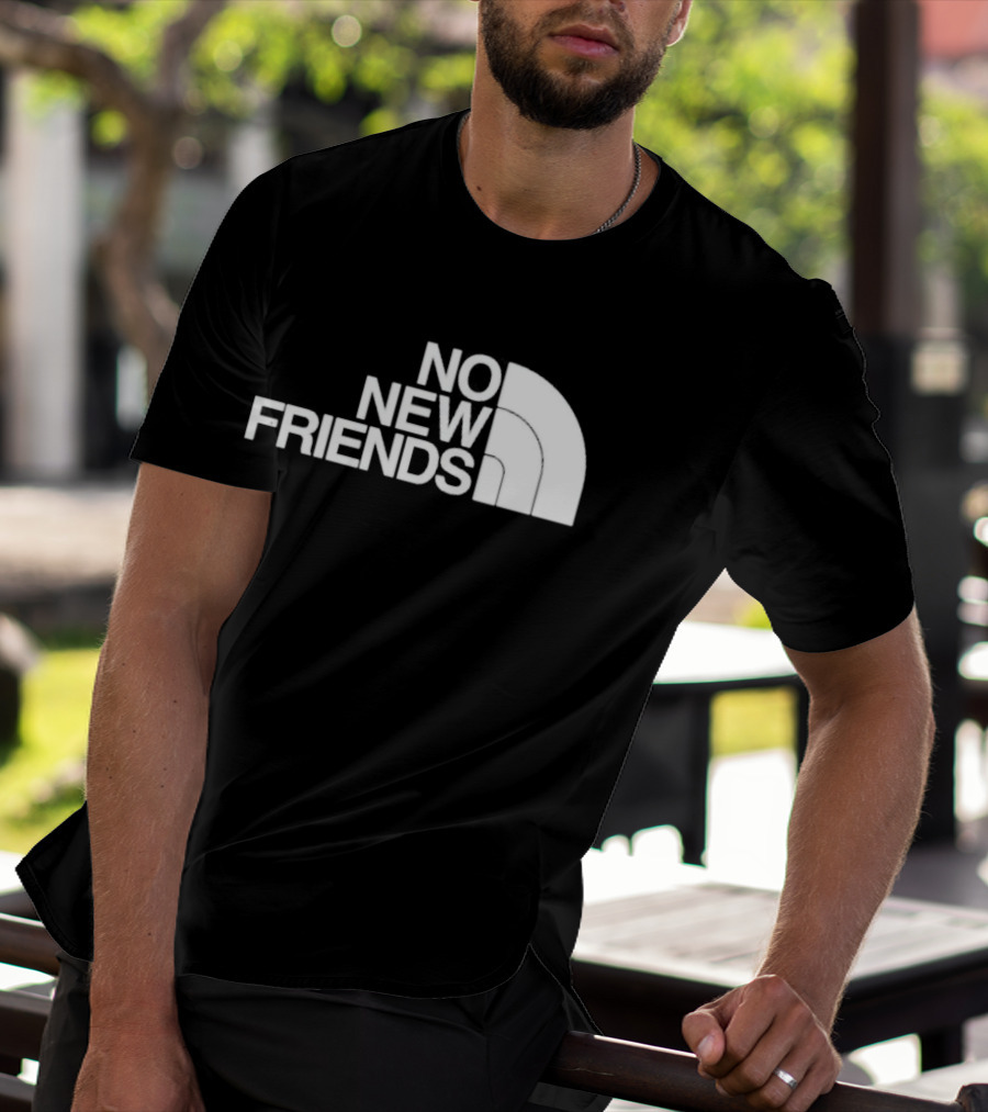 Saosin No New Friends North Face T-Shirt