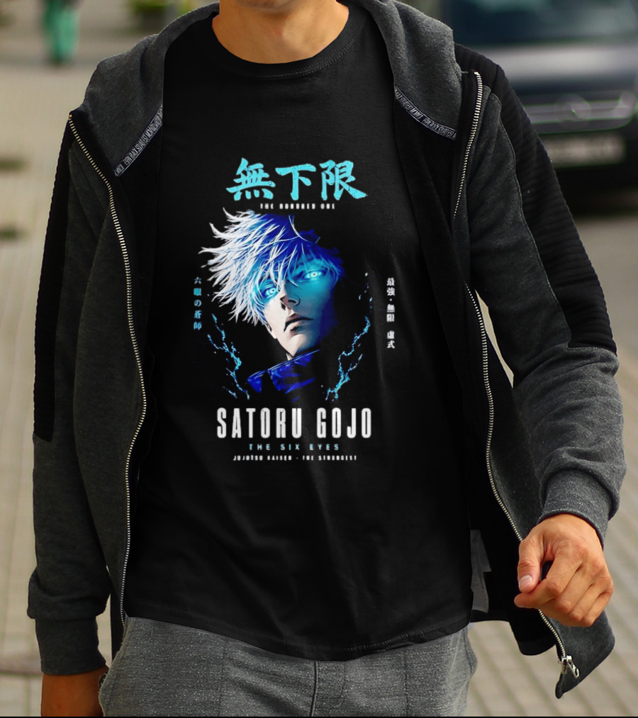 Satoru Gojo The Six Eyes Jujutsu Kaisen The Honored One T-Shirt