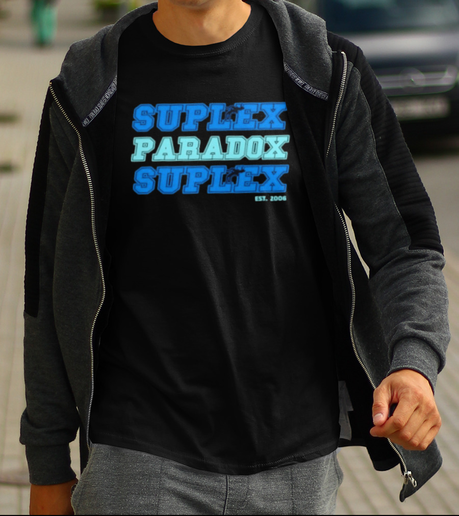Suplex Paradox Suplex Wrestling Grappling Est 2006 T-Shirt