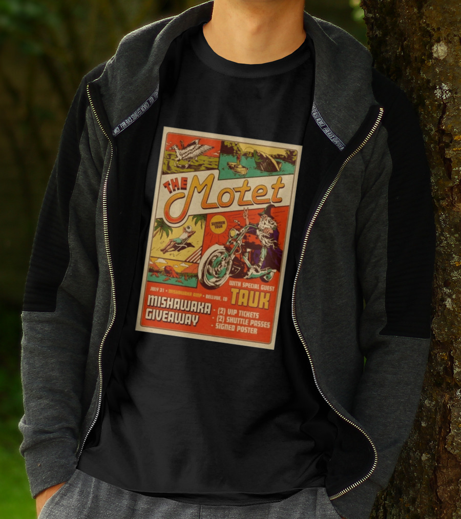 The Motet Summer Tour Mishawaka Amphitheatre July 31 Tauk Bellevue CO Giveaway VIP Tickets Shuttle Passes Signed T-Shirt