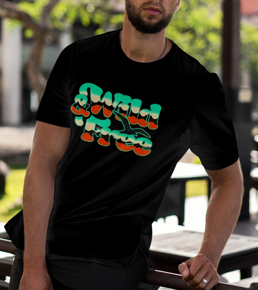 Wild And Free Bird Flight T-Shirt