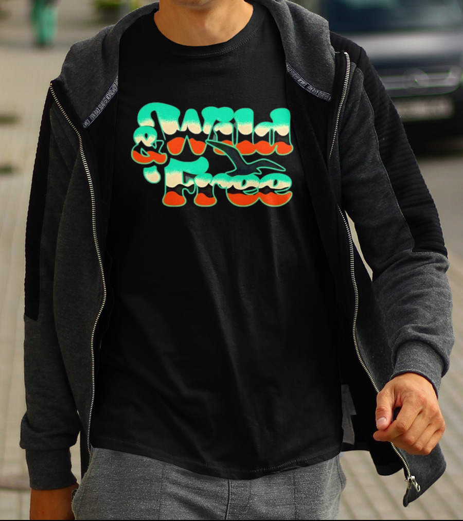 Wild And Free Bird Flight T-Shirt