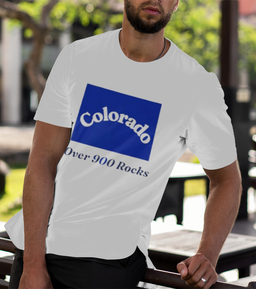 Colorado Over 900 Rocks Geology Nature Humor Celebration Stone Enthusiasts T-Shirt