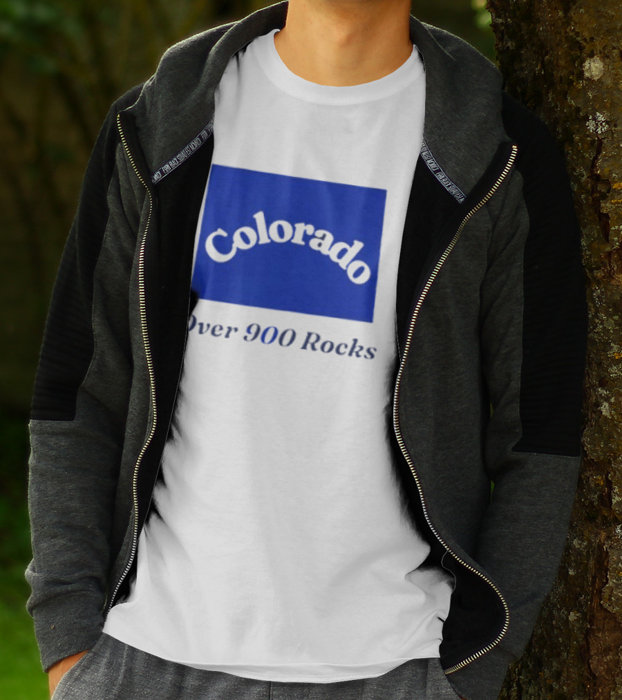Colorado Over 900 Rocks Geology Nature Humor Celebration Stone Enthusiasts T-Shirt