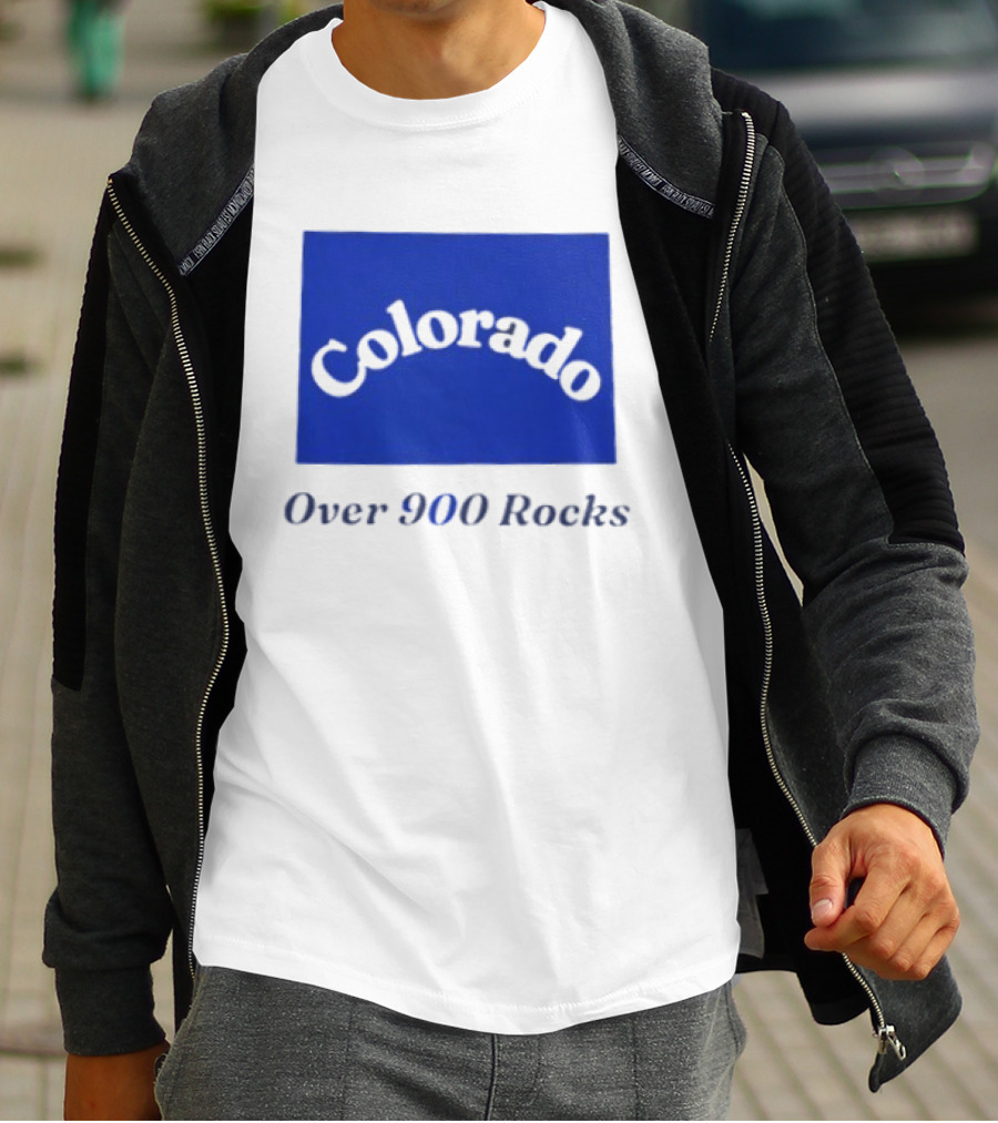 Colorado Over 900 Rocks Geology Nature Humor Celebration Stone Enthusiasts T-Shirt