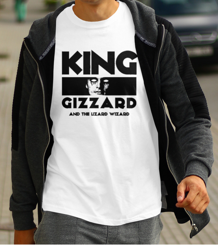 King Gizzard And The Lizard Wizard Face Illusion T-Shirt