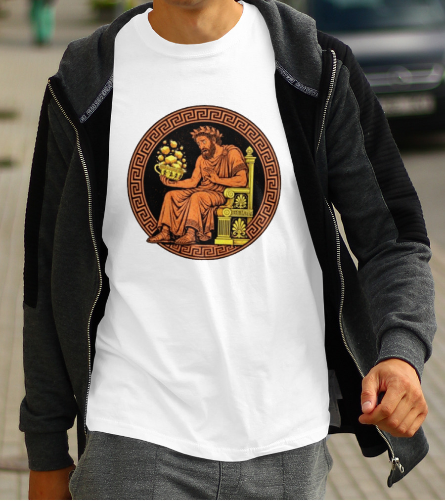 King Midas Ancient Greek Mythology Gold Transformative Touch T-Shirt