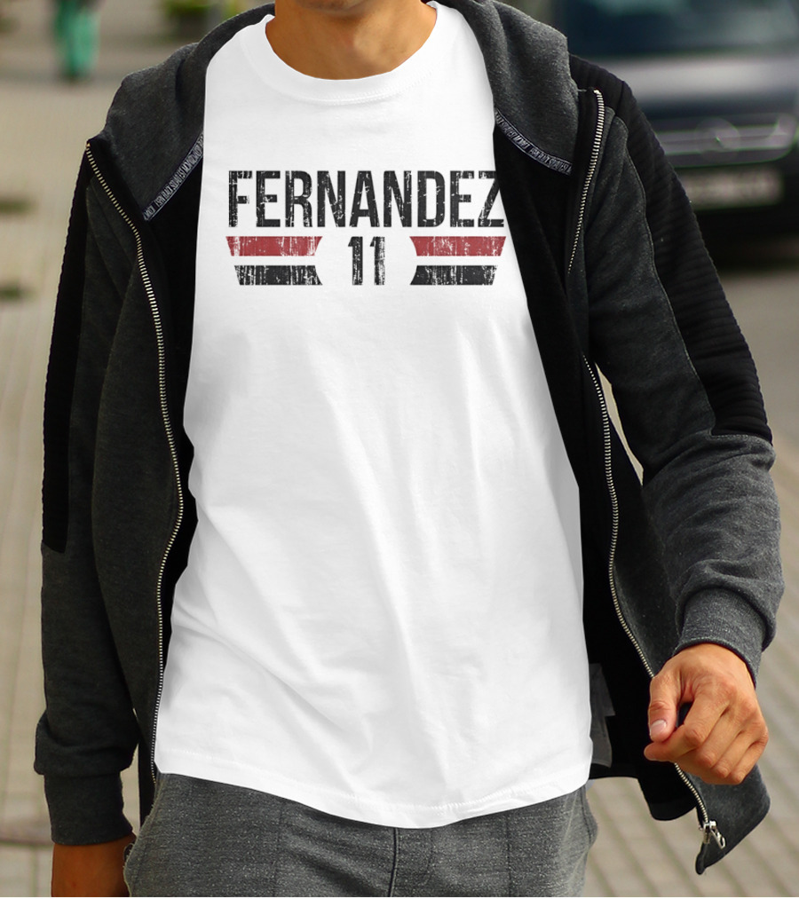 Fernandez 11 Arizona Diamondbacks Player Name And Number T-Shirt