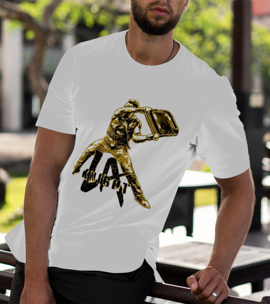 LA Knight Wrestling Iconic Folding Chair Action T-Shirt