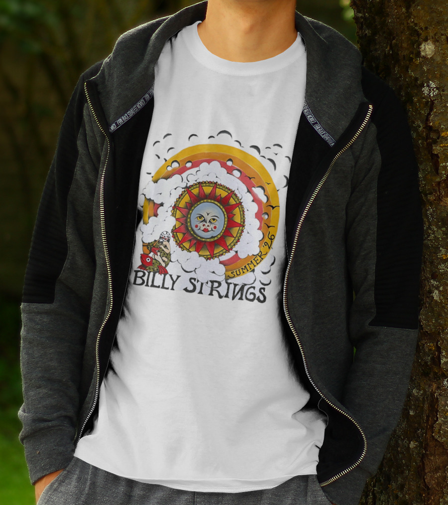 Billy Strings Sun Face Summer 2026 Tour T-Shirt