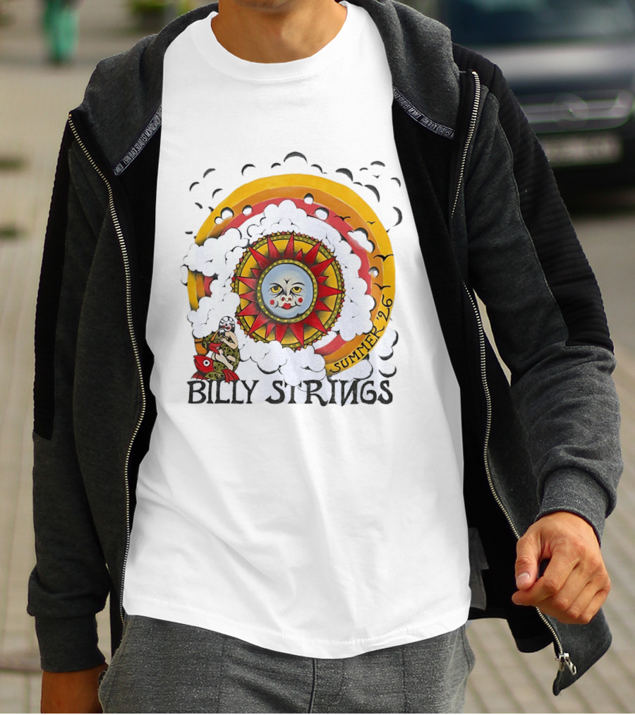 Billy Strings Sun Face Summer 2026 Tour T-Shirt
