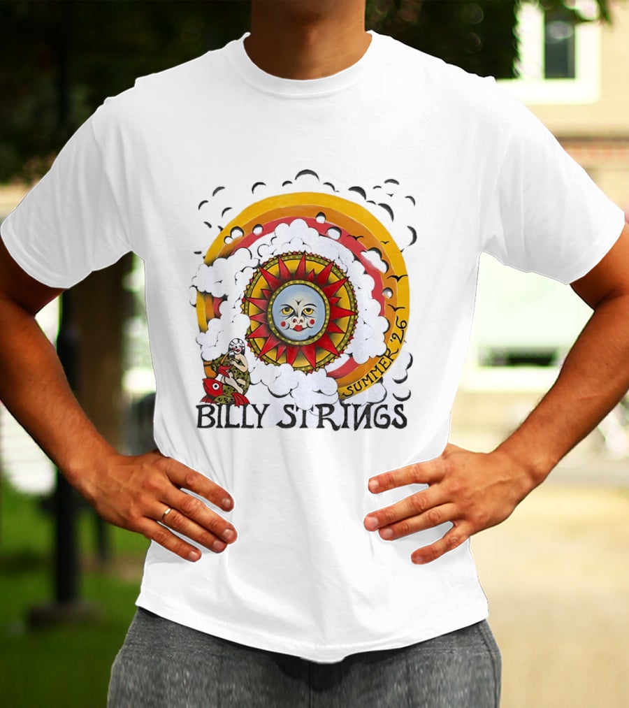 Billy Strings Sun Face Summer 2026 Tour T-Shirt