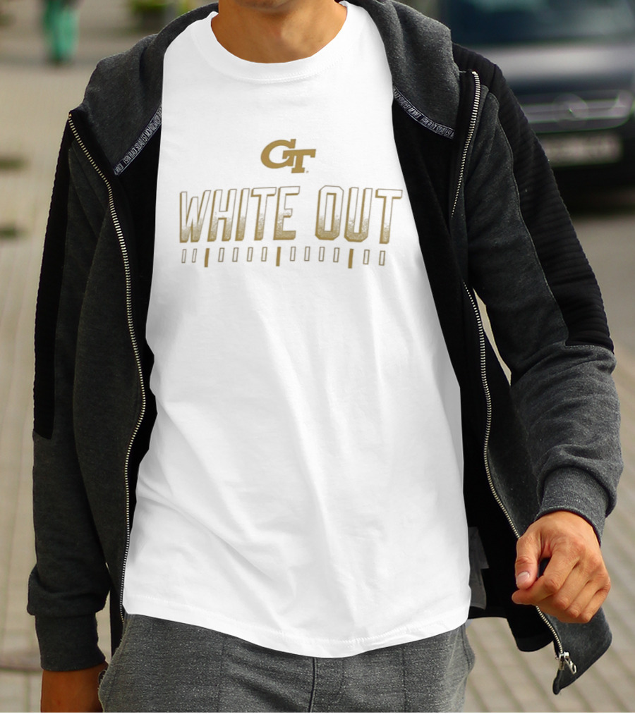 GT White Out Georgia Tech Yellow Jackets 2026 Football Season T-Shirt