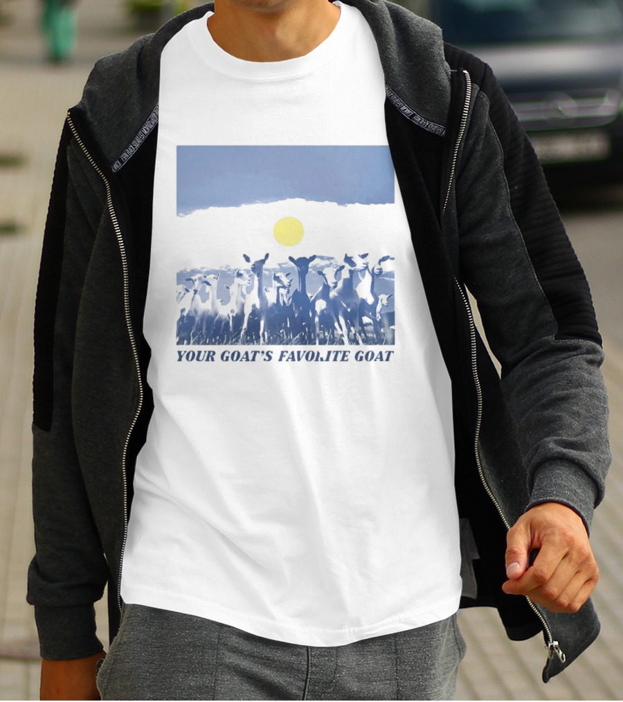 YOUR GOAT'S FAVORITE GOAT Moonlit Pasture T-Shirt