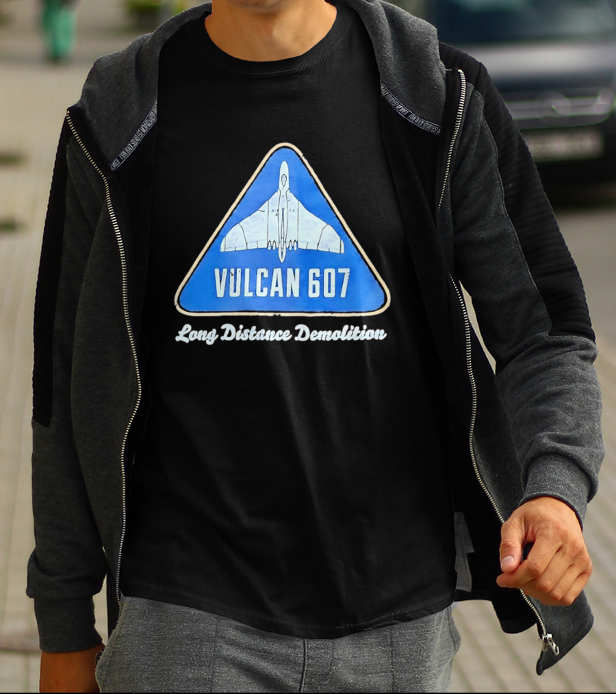 Vulcan 607 Long Distance Demolition Vintage Distressed T-Shirt