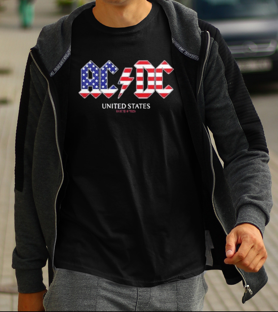 ACDC United States Tour 2026 American Flag T-Shirt