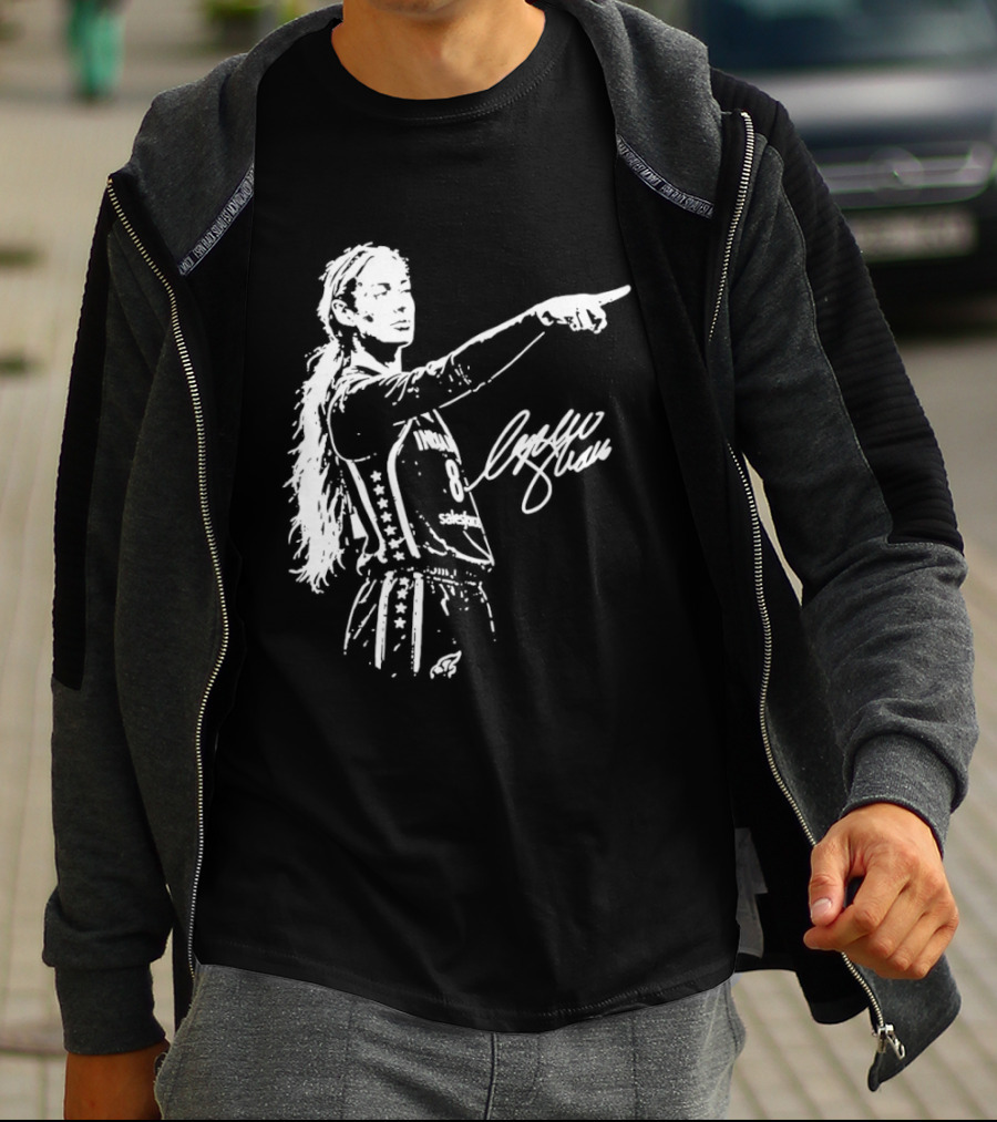 Caitlin Clark Indiana Fever WNBA Player Signature Collection T-Shirt