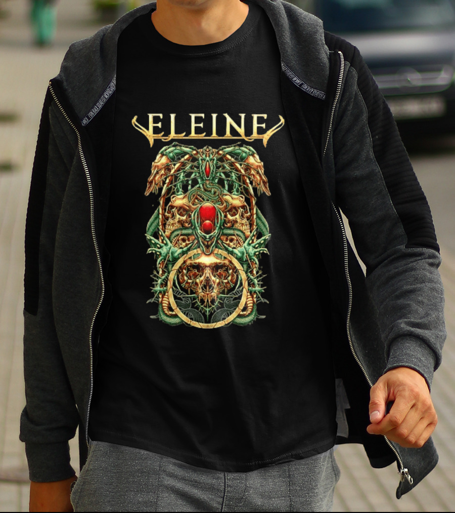 Eleine Symphonic Metal Band Skull And Serpent T-Shirt