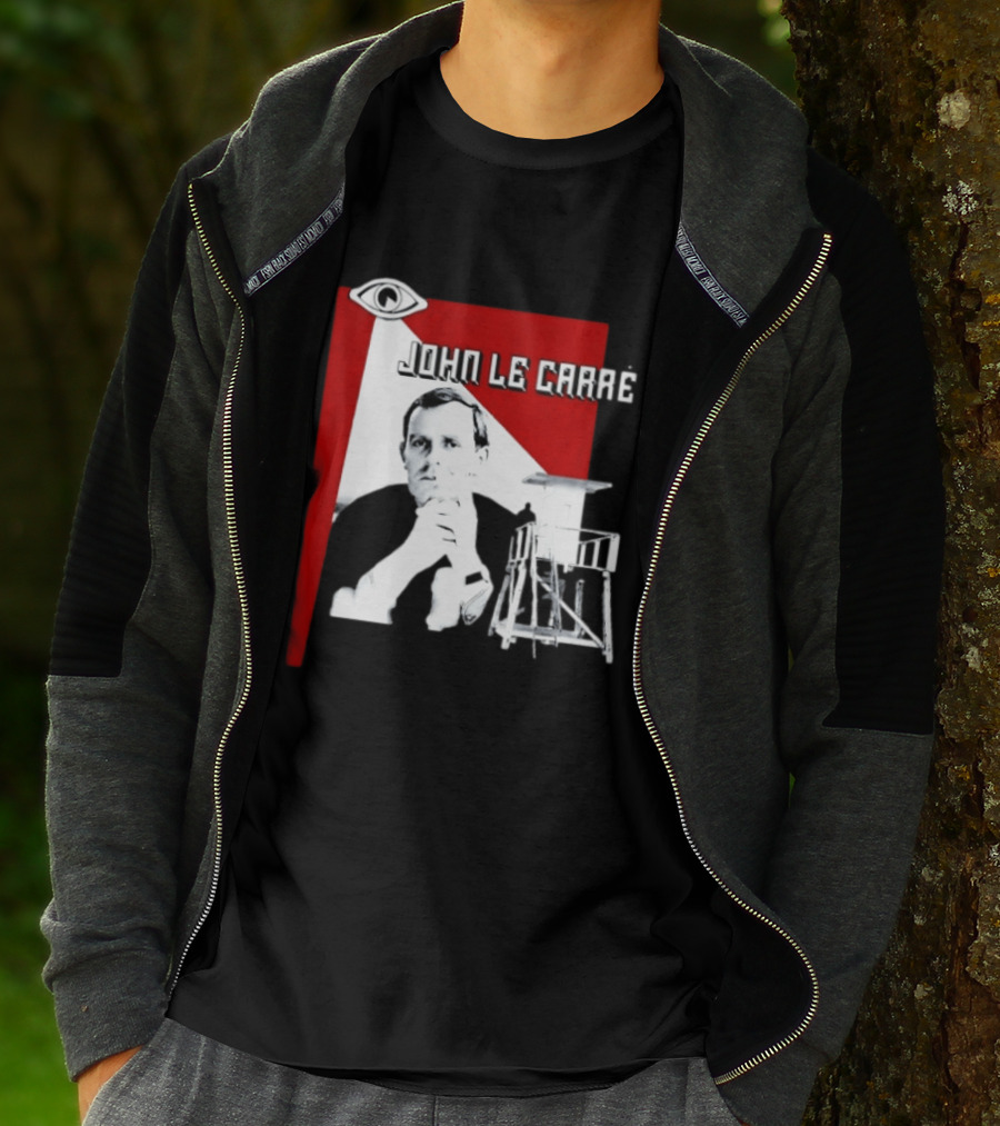 John Le Carré Spy Fiction Author Espionage Tower T-Shirt