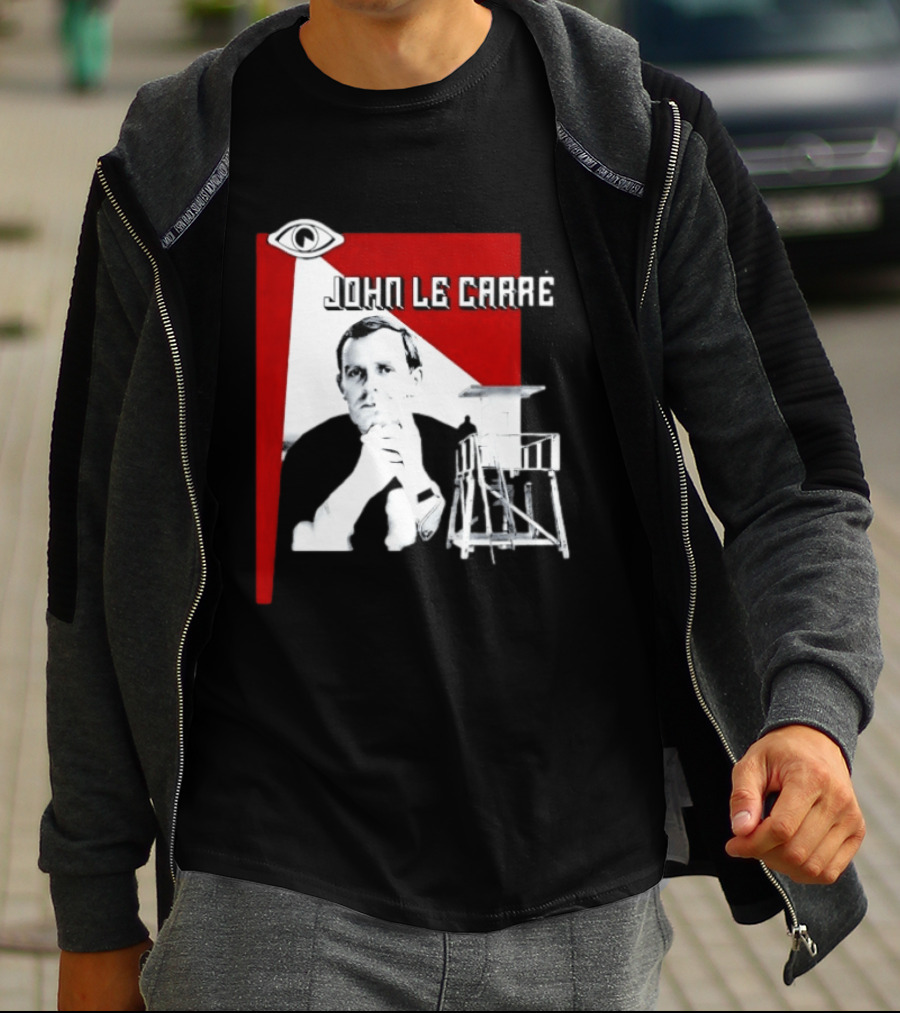 John Le Carré Spy Fiction Author Espionage Tower T-Shirt