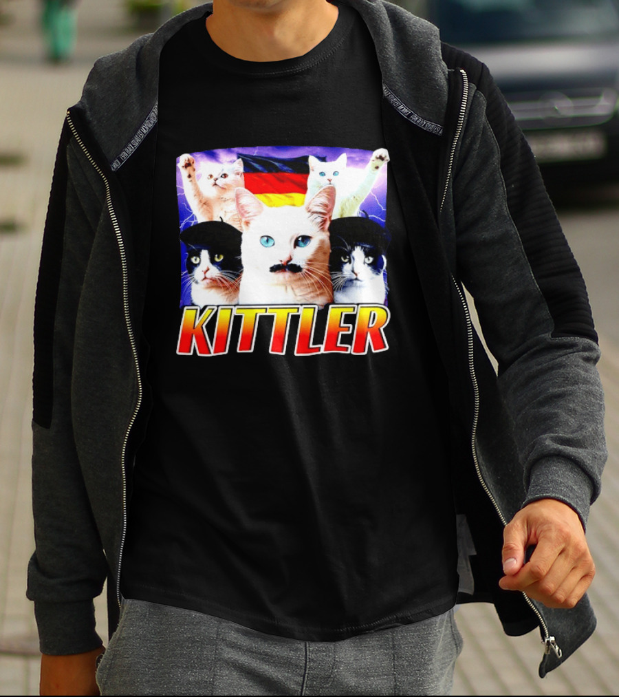 Kittler Cats With German Flag And Cats T-Shirt