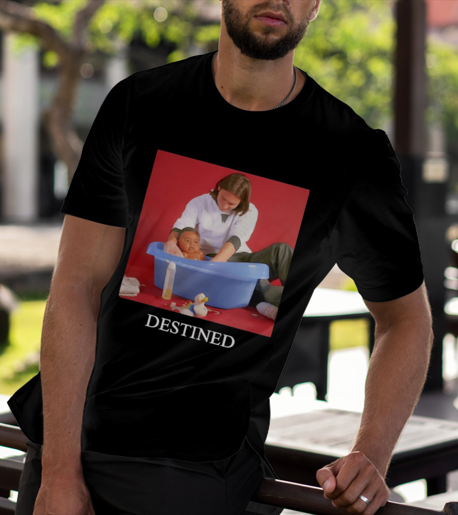 Lionel Messi Lamine Yamal Baby Bath Destined T-Shirt