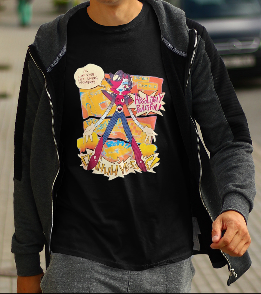 Mettaton Absolutely Beautiful Ohhhh Yesses Undertale Video Game T-Shirt