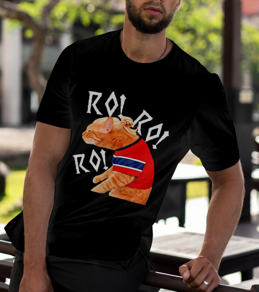 Ro Ro Ro Norwegian Cat El Michi Meme Norway T-Shirt