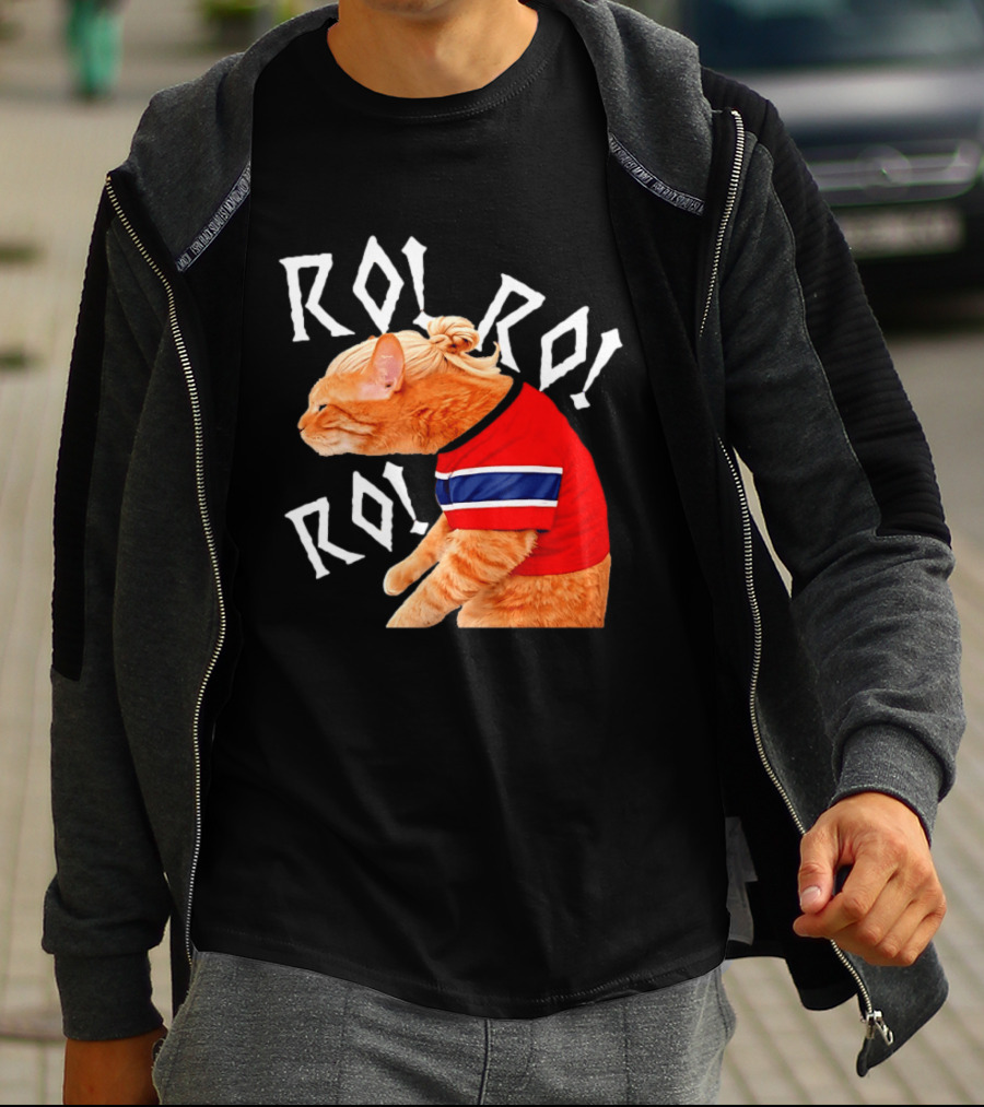 Ro Ro Ro Norwegian Cat El Michi Meme Norway T-Shirt