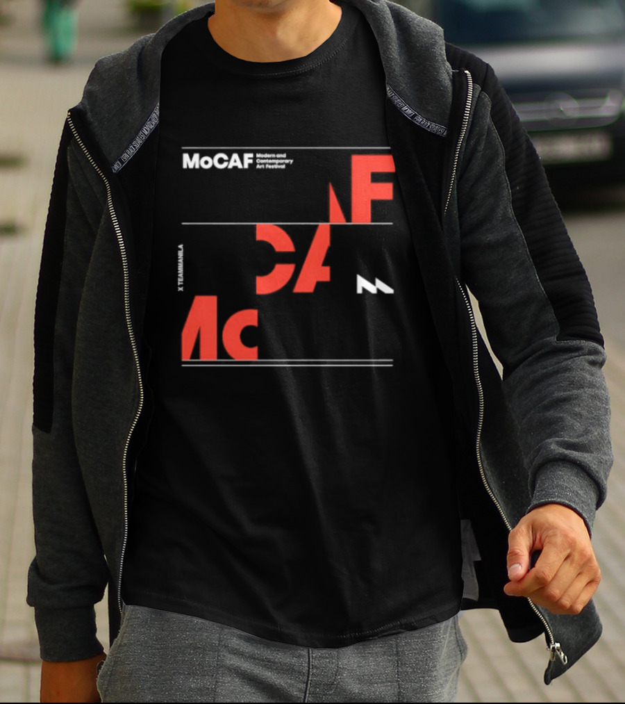 MoCAF Modern Contemporary Festival TeamManila Collaboration T-Shirt