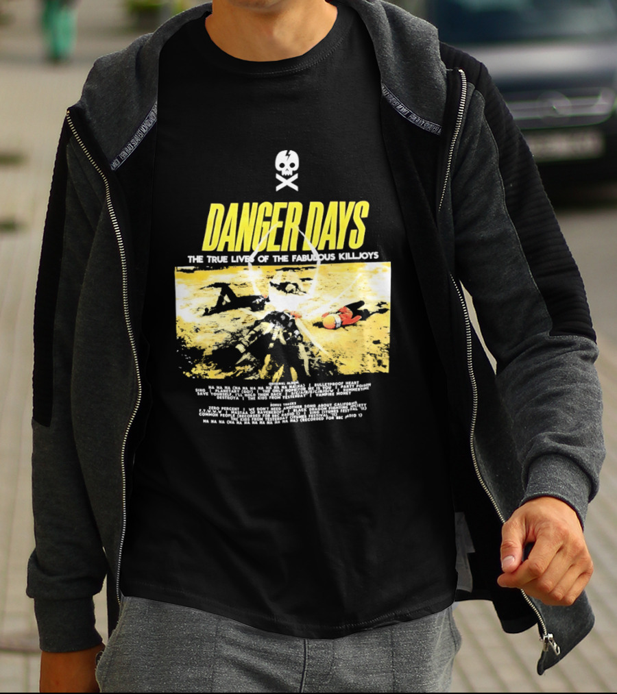 Danger Days The True Lives Of The Fabulous Killjoys Album Cover Art My Chemical Romance T-Shirt