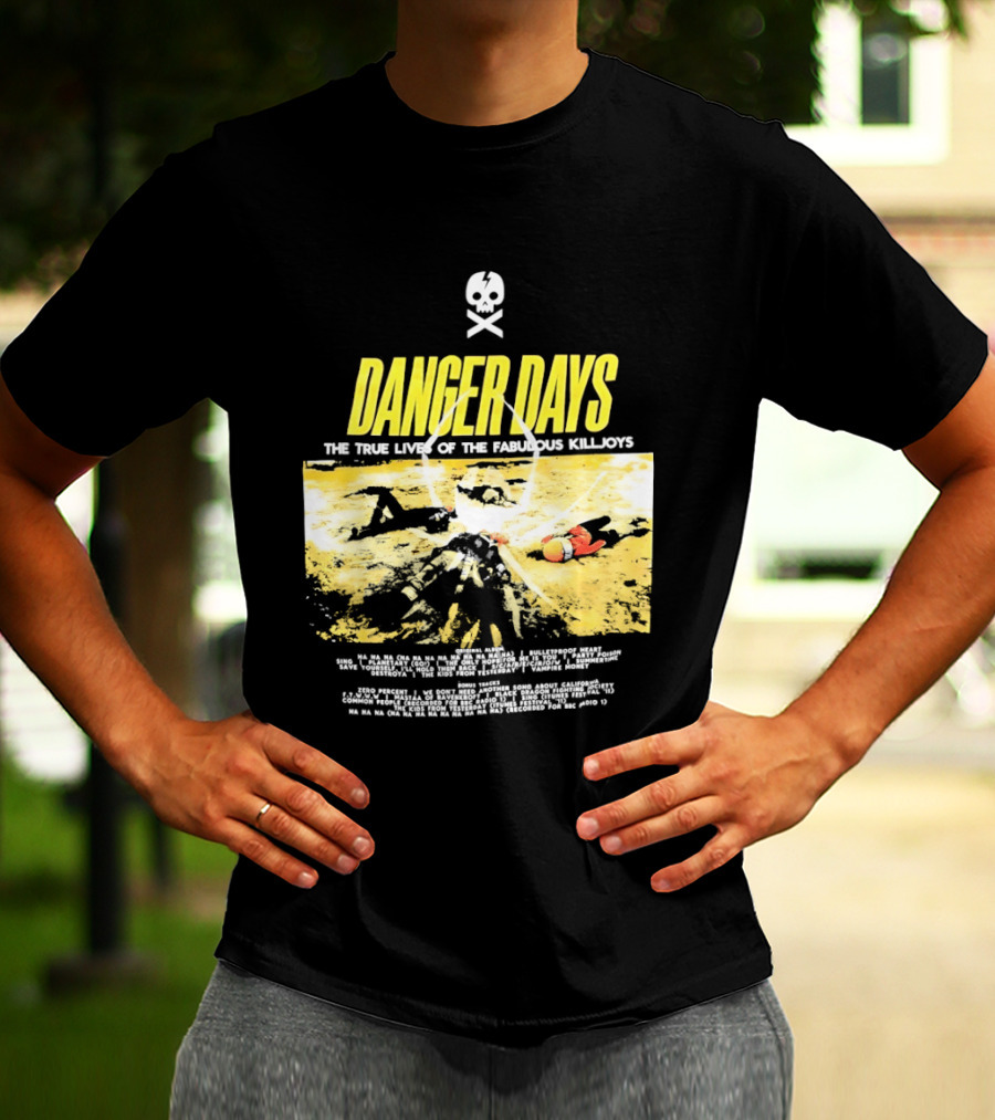 Danger Days The True Lives Of The Fabulous Killjoys Album Cover Art My Chemical Romance T-Shirt
