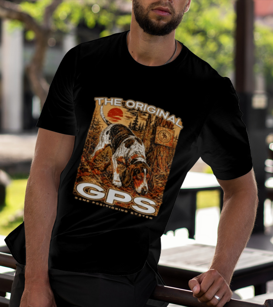 The Original GPS Game Positioning System Hound Dog Shield Republic T-Shirt
