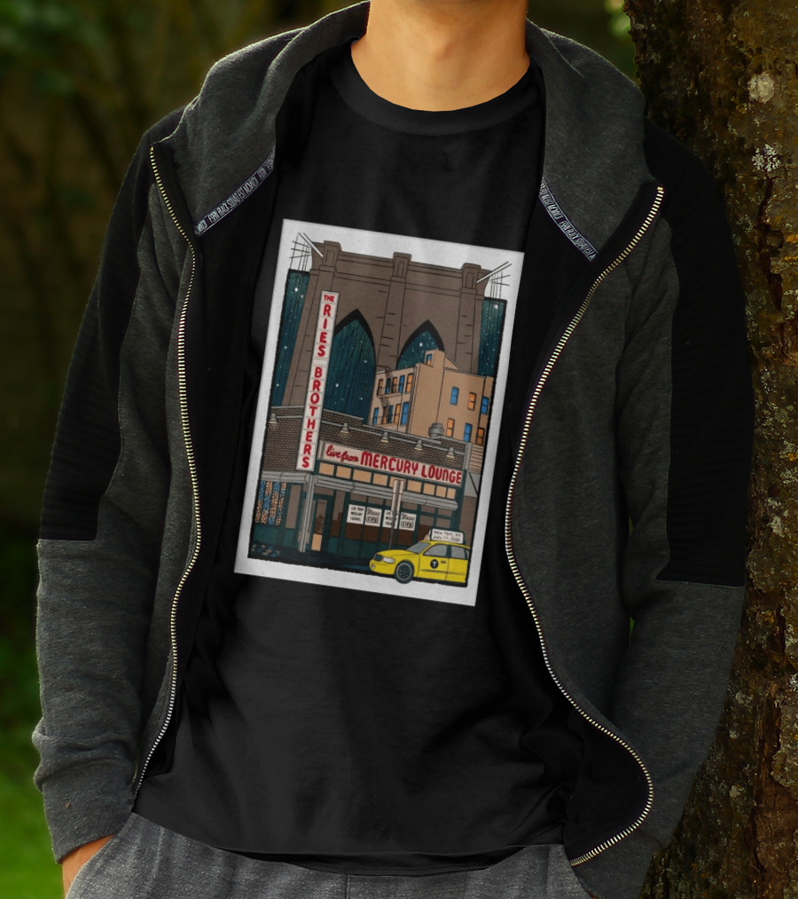 The Ries Brothers Live Mercury Lounge NYC Jul 17 2026 Brooklyn Bridge T-Shirt