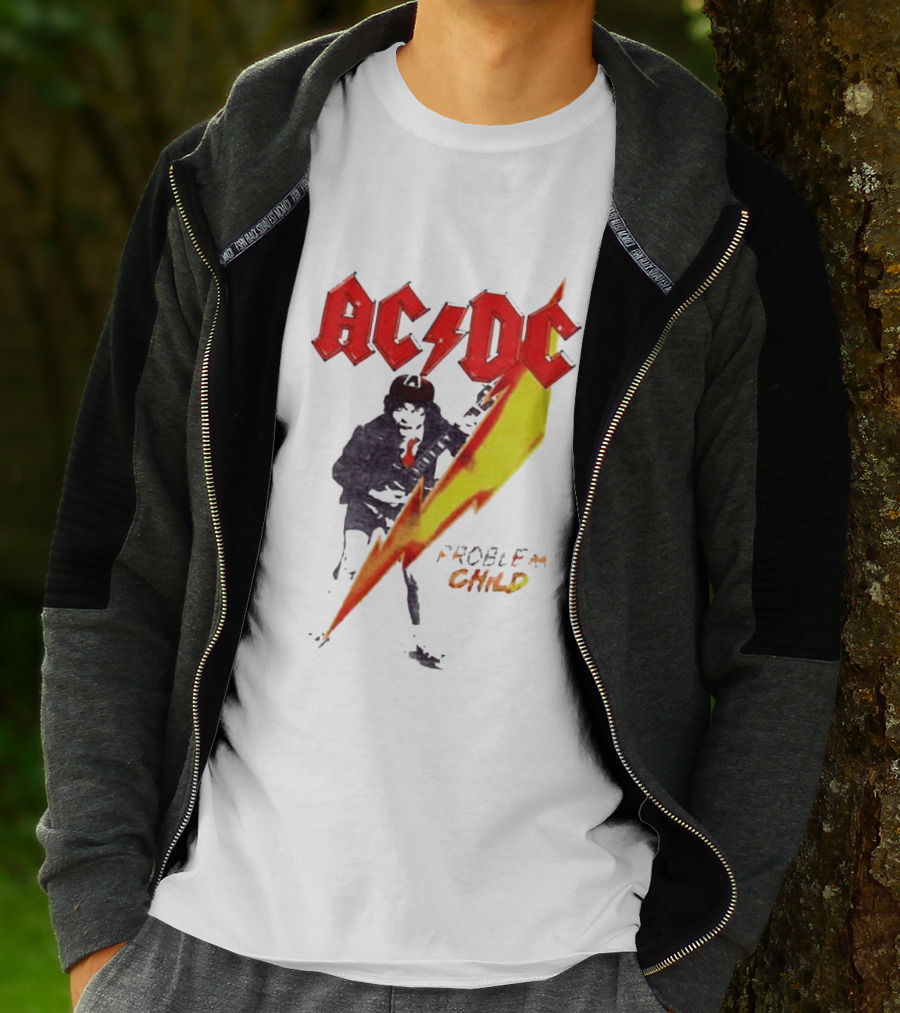 ACDC Pwr Up Problem Child Tour 2026 Lightning Bolt T-Shirt