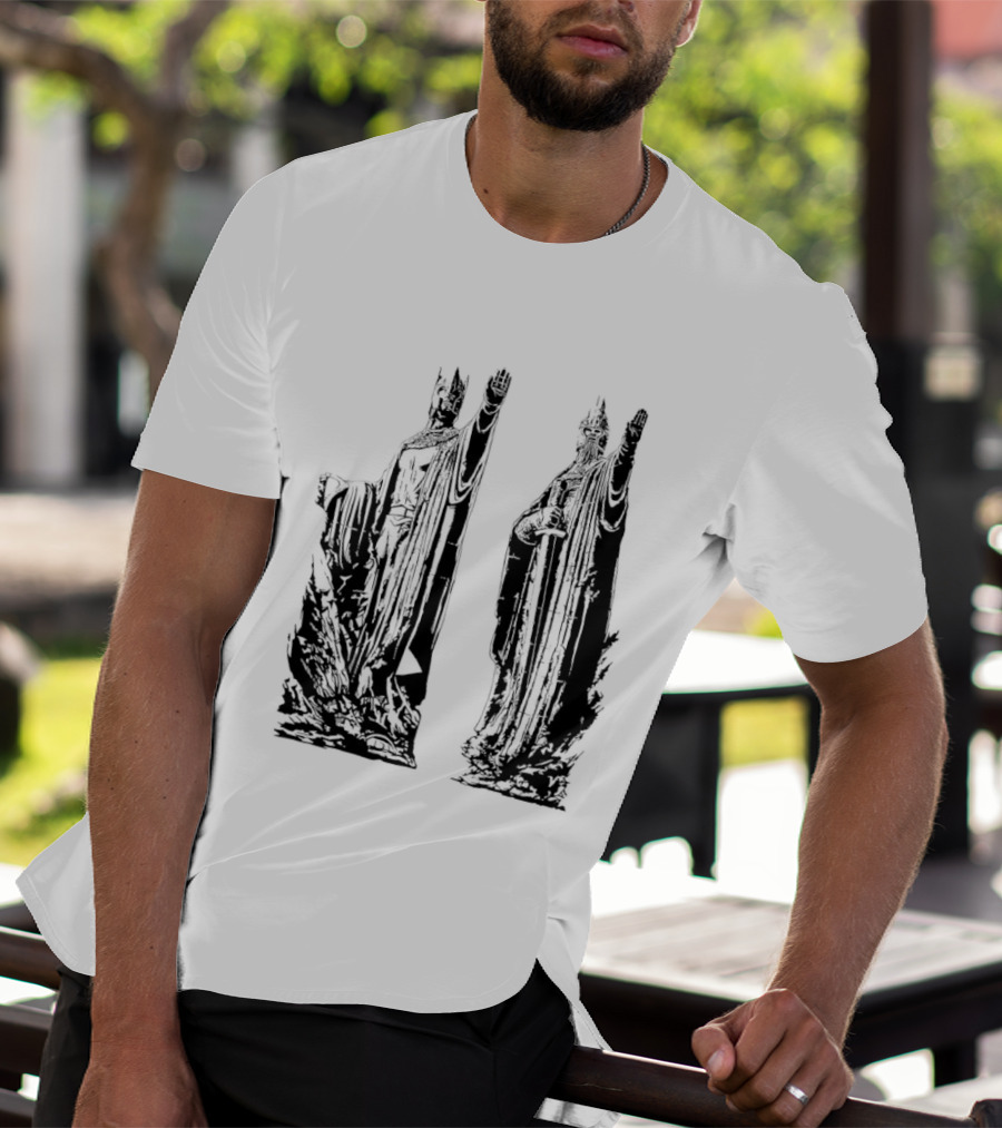 Argonath The Lord Of The Rings JRR Tolkien Iconic Monument Guardians T-Shirt